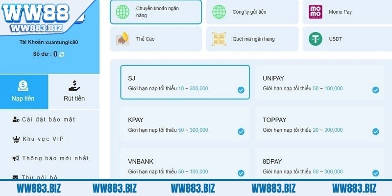 Nạp Tiền WW88 10 nap-tien-ww88-nap-qua-ngan-hang